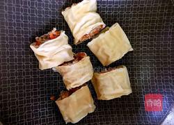 肉沫豆腐卷的做法图解9