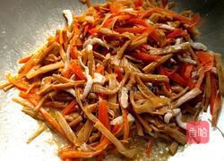 黄花菜炒肉丝的做法图解9