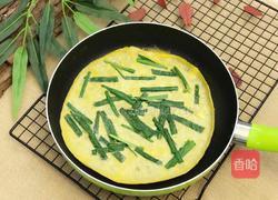 韭菜烘蛋的做法图解7