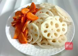 藕片炒肉的做法图解2