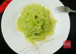 炝椒油莴笋丝的做法图解8