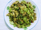 鸡蛋香炒蚕豆的做法[图]