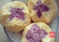 胡萝卜紫薯开花馒头的做法图解6