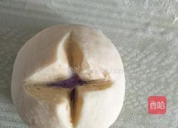 胡萝卜紫薯开花馒头的做法图解4