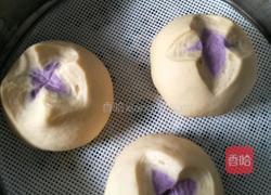 胡萝卜紫薯开花馒头的做法图解5