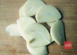 青椒炒有机花菜的做法图解4