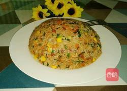 七彩炒饭的做法图解9