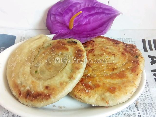 椒盐葱油饼