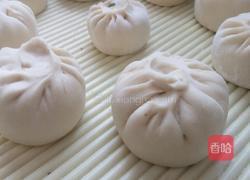 荠菜鸡蛋陷发面包子的做法图解12