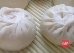 荠菜鸡蛋陷发面包子的做法图解13