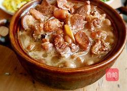 花生米炖猪脚的做法图解8