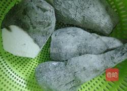 肉炒白色脚板薯的做法图解1