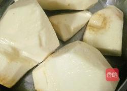 肉炒白色脚板薯的做法图解2