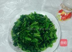 油泼蒜泥菠菜的做法图解7