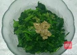 油泼蒜泥菠菜的做法图解5