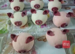 小猪豆沙包的做法图解14