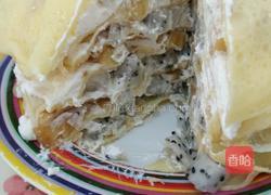 香蕉火龙果千层的做法图解13