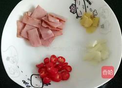 火腿炒笋瓜的做法图解2