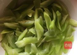 凉拌菜心的做法图解3