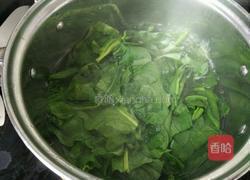 碧绿菠菜泥的做法图解2
