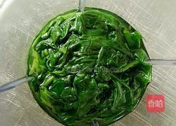 碧绿菠菜泥的做法图解3