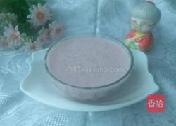 香蕉草莓奶昔的做法图解4