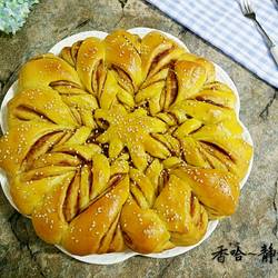 花型豆沙面包的做法[图]
