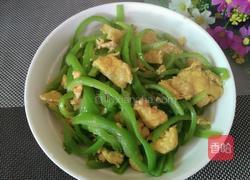 青椒炒蛋的做法图解6