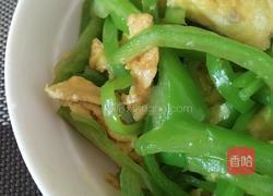 青椒炒蛋的做法图解7