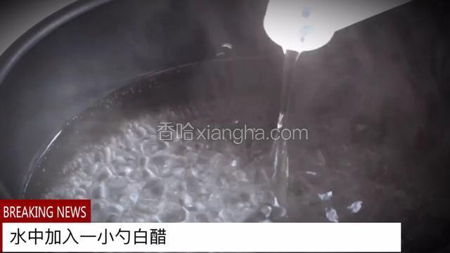 加入一小勺白醋