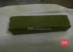 Illustration of how to make matcha square cookies 10
