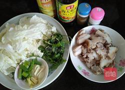 猪头肉扒白菜的做法图解1