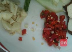 青菜瘦肉炒香干的做法图解4