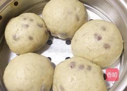 黑芝麻蜜豆馒头的做法图解6