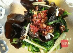 木耳拌菠菜的做法图解6