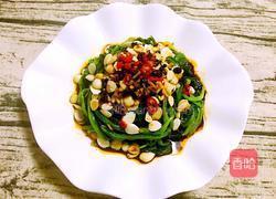 凉拌杏仁菠菜的做法图解5