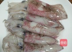 香葱炒鲜鱿的做法图解1