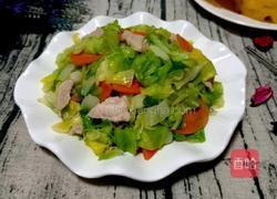 圆白菜炒肉的做法图解12