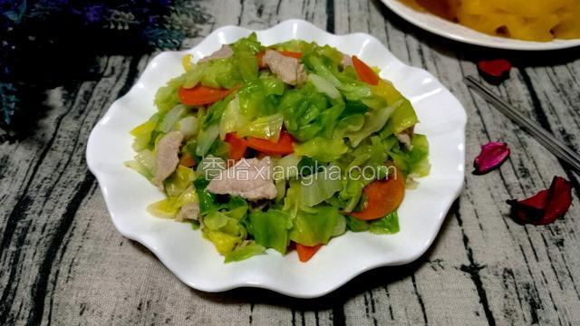 圆白菜炒肉