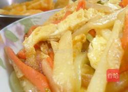 蛋炒三丝的做法图解11