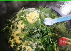 枸杞头蛋花汤的做法图解7