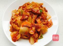 五花肉炒辣白菜的做法图解8