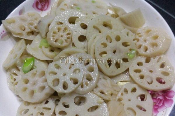 凉拌藕片