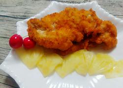 菠萝汁鸡排