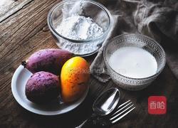 一口软糯 紫薯糯米糍的做法图解1