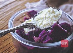 一口软糯 紫薯糯米糍的做法图解7