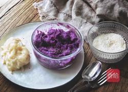 一口软糯 紫薯糯米糍的做法图解9