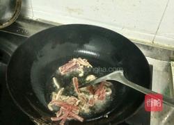 茼蒿炒肉丝的做法图解2