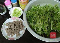 花生牛肉焖香菜的做法图解4