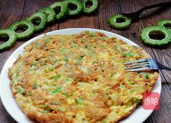 苦瓜煎蛋的做法图解12